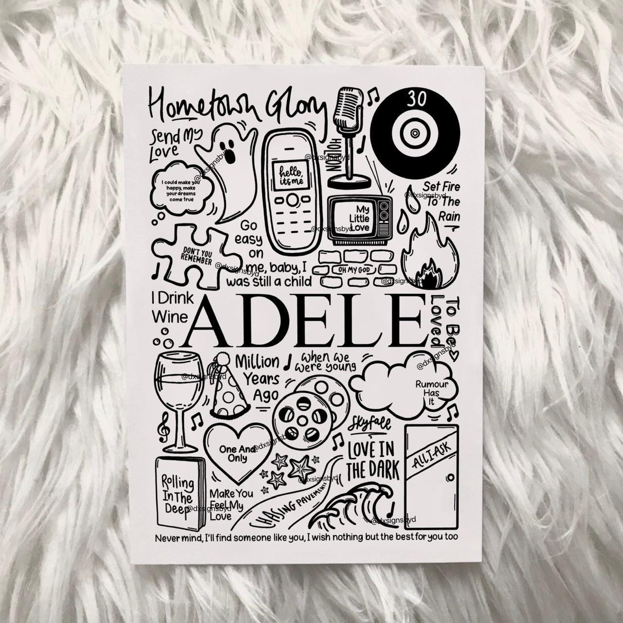 Adele print