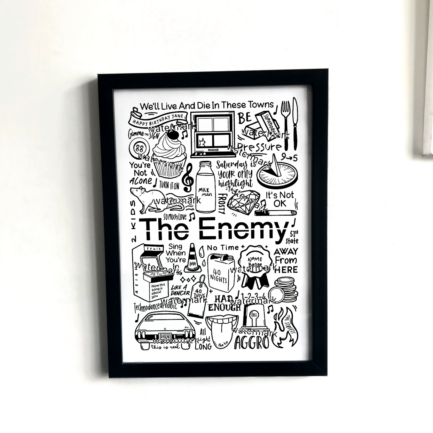 The Enemy print