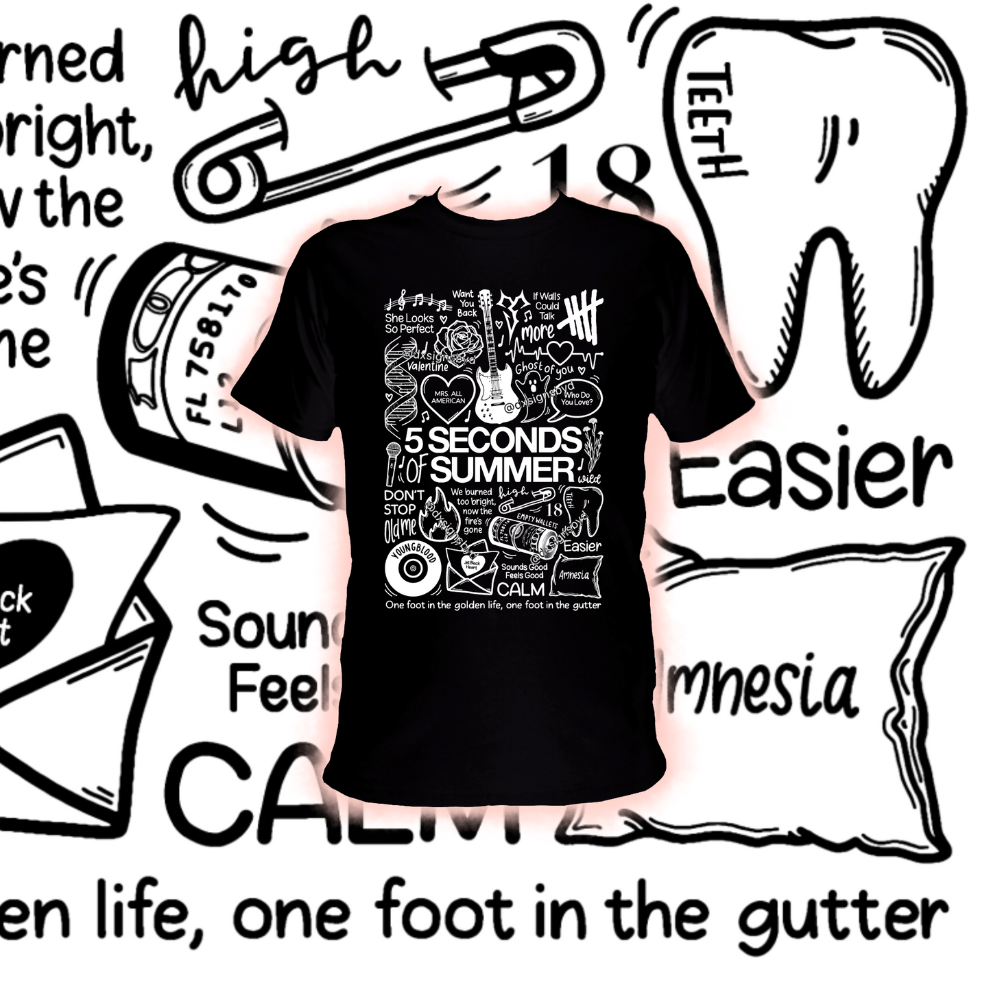 5 Seconds Of Summer t shirt