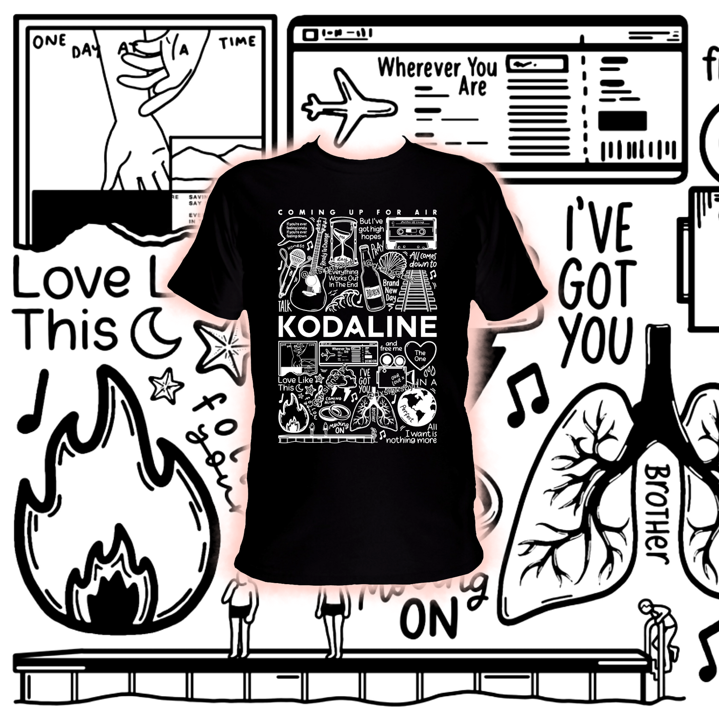 Kodaline t shirt