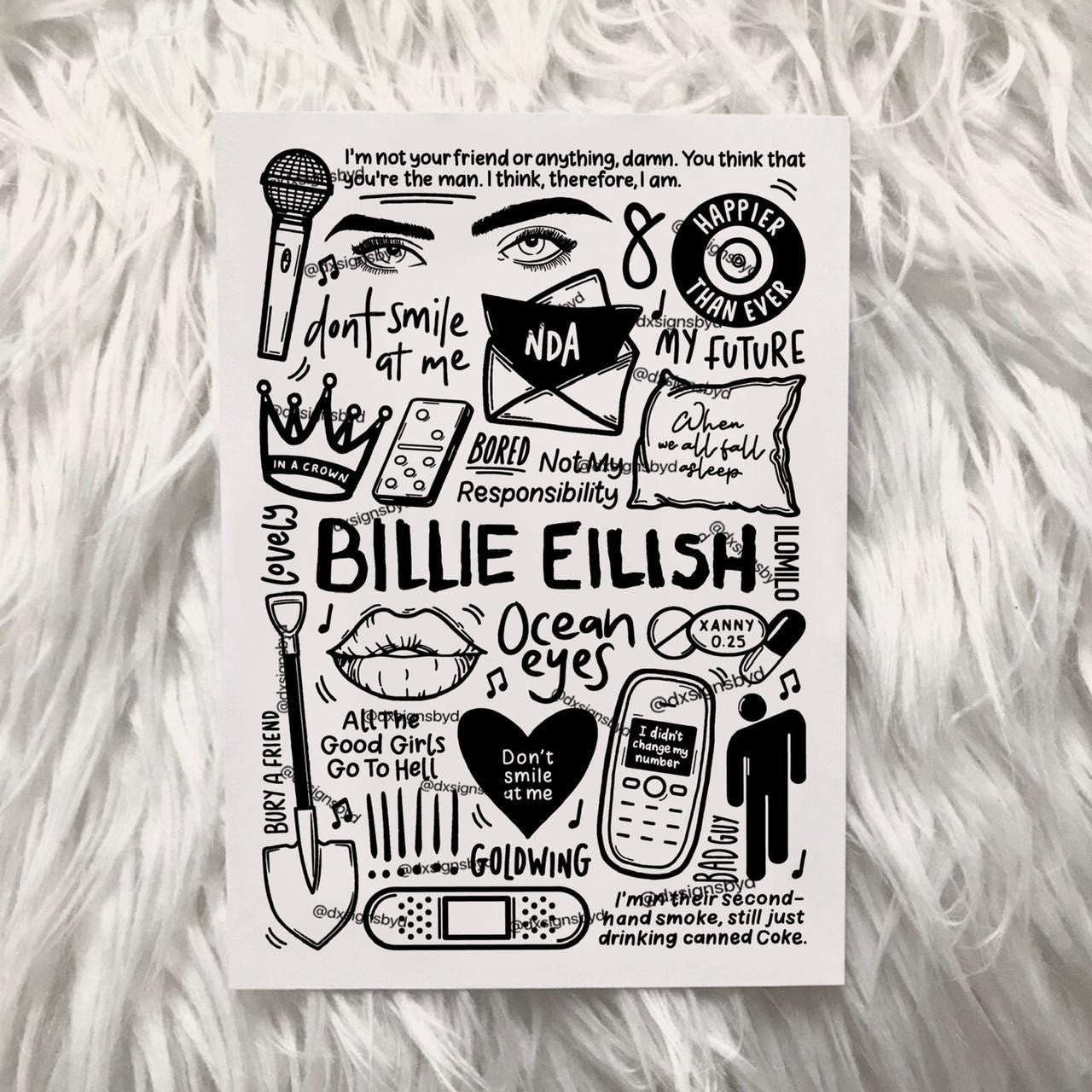 Impresión de Billie Eilish