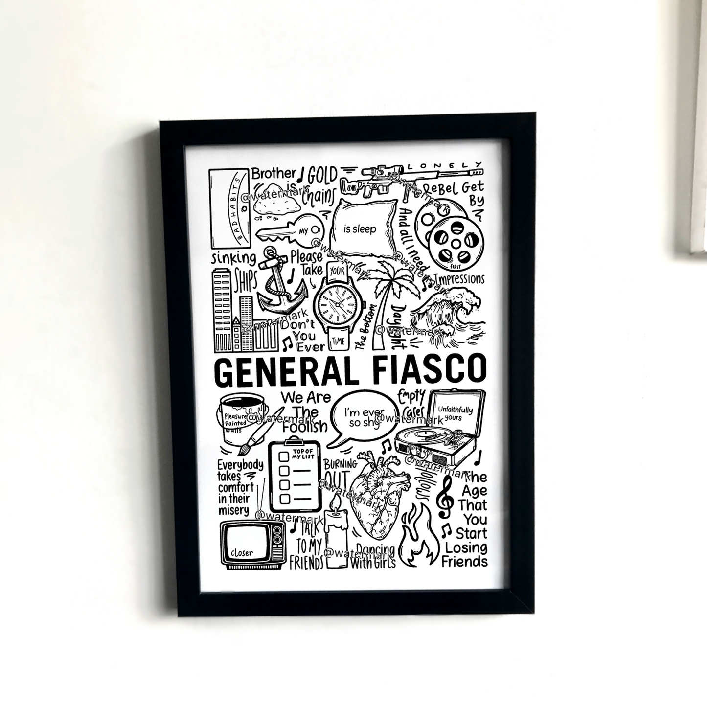 General Fiasco t shirt