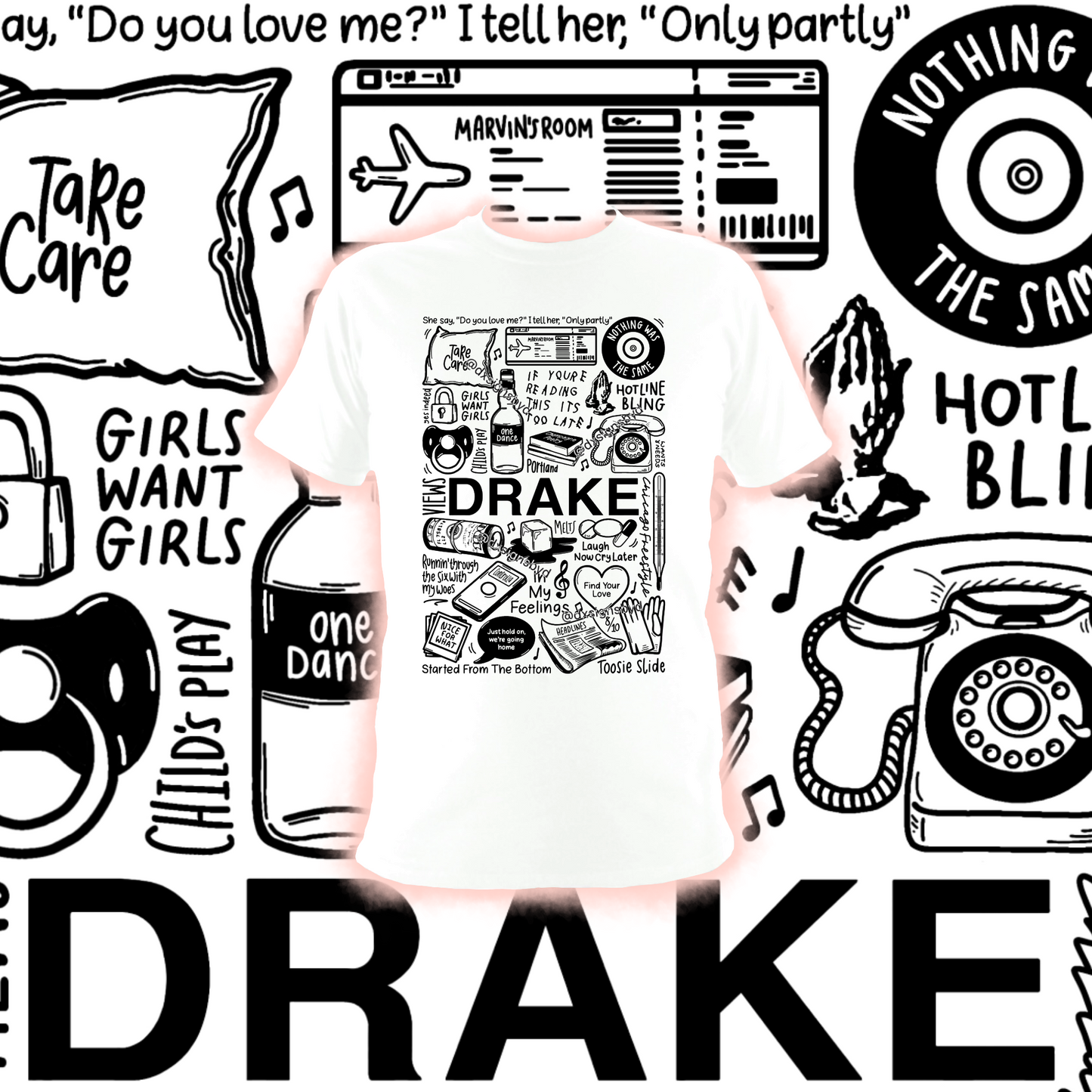 T-shirt Drake