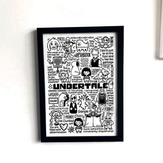 Undertale game print