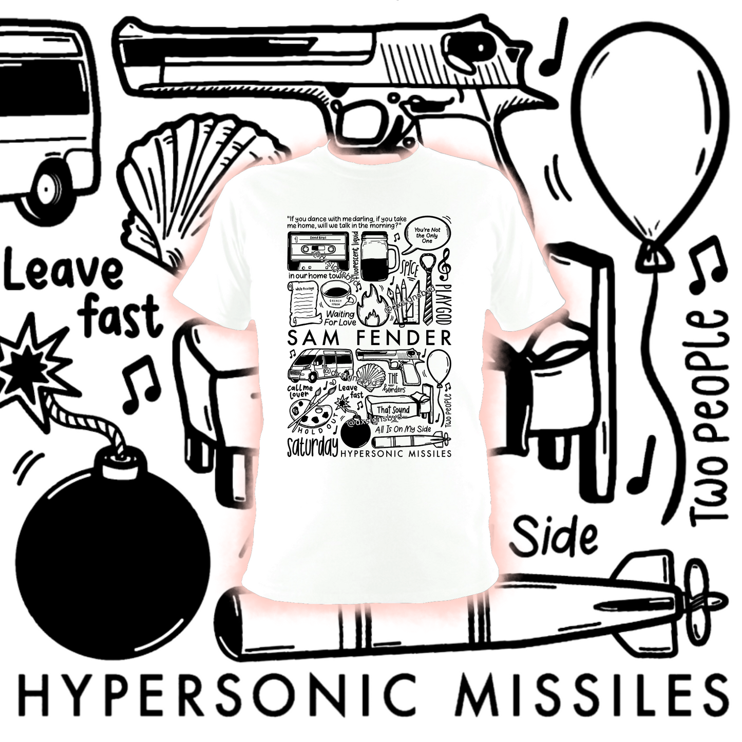 Sam Fender Hypersonic Missiles t shirt