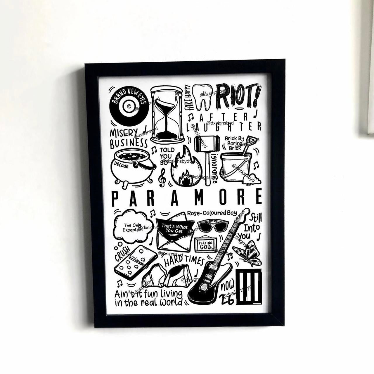 Paramore Print DestinyMayDesign