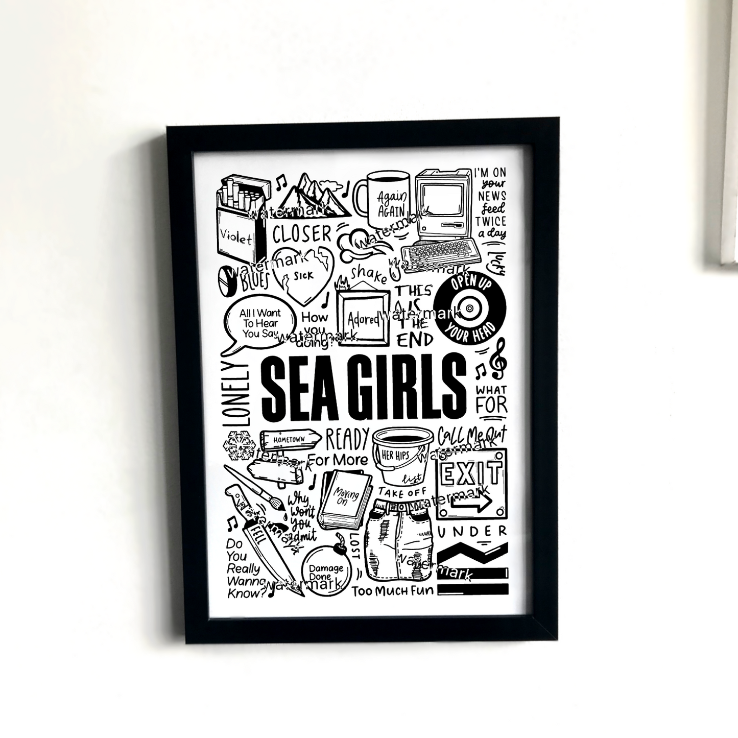 Sea Girls print