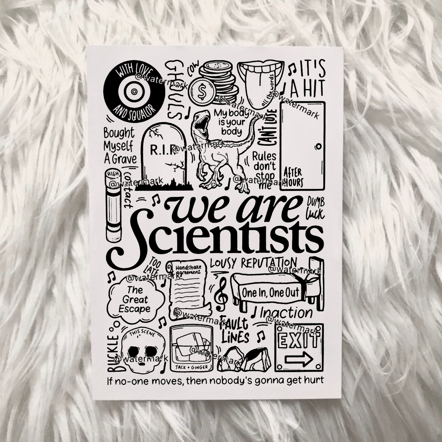 We Are Scientists print