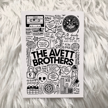 The Avett Brothers print