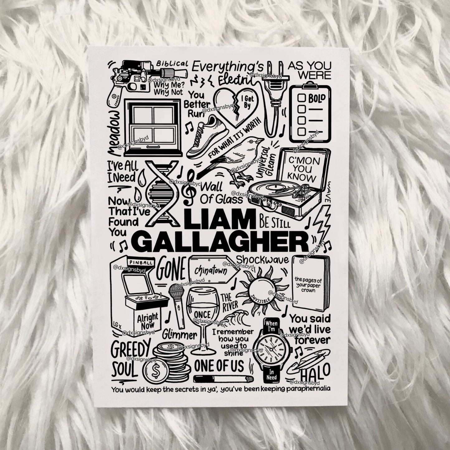 Impresión de Liam Gallagher