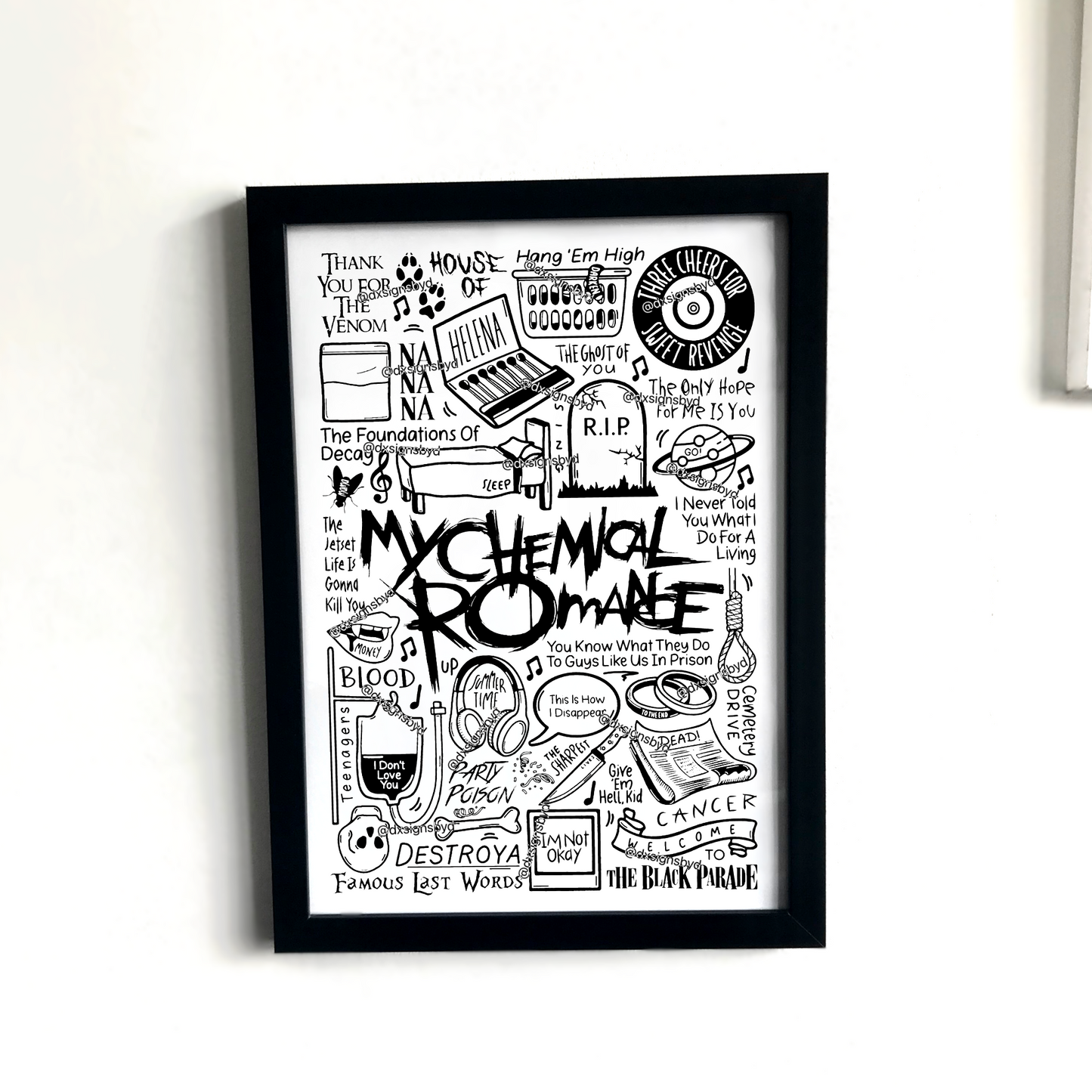 My Chemical Romance print