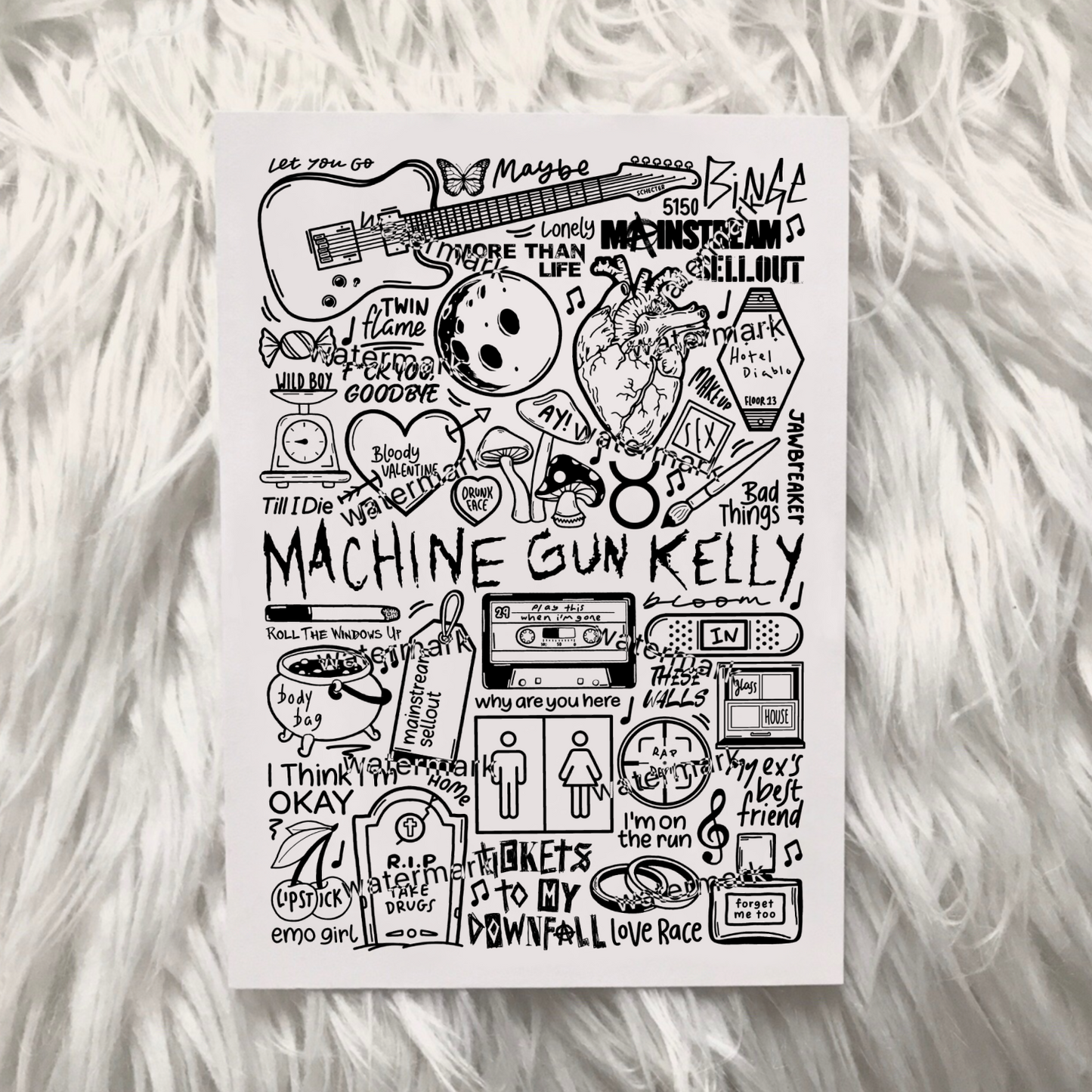 Machine Gun Kelly print