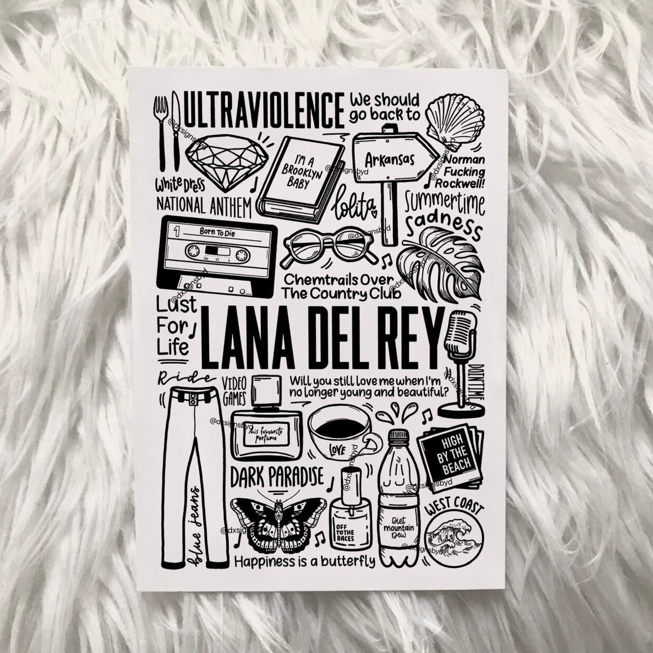 Lana Del Rey print