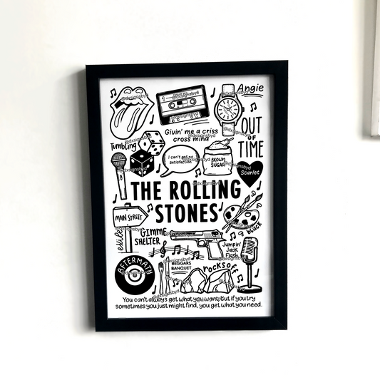 The Rolling Stones print