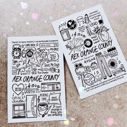 Rex Orange County WHO CARES? print