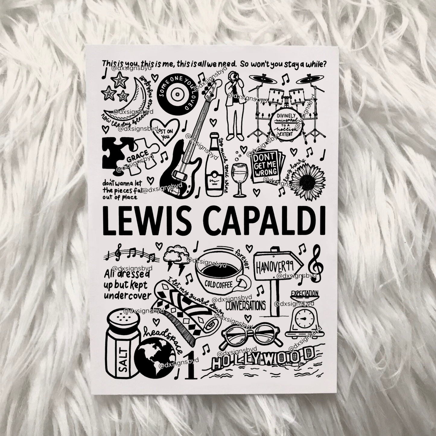 Lewis Capaldi print