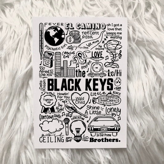 L'imprimé des Black Keys