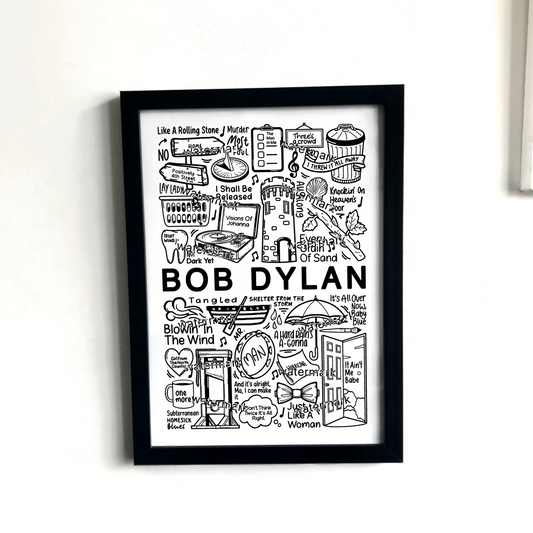 Bob Dylan print