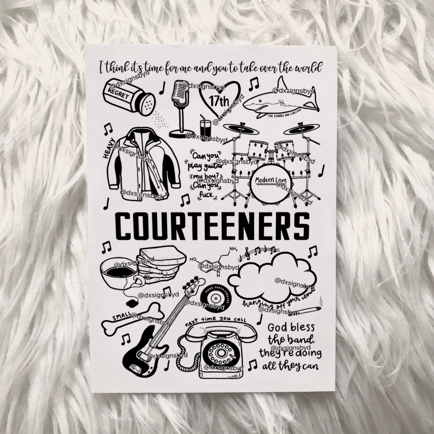 Courteeners print