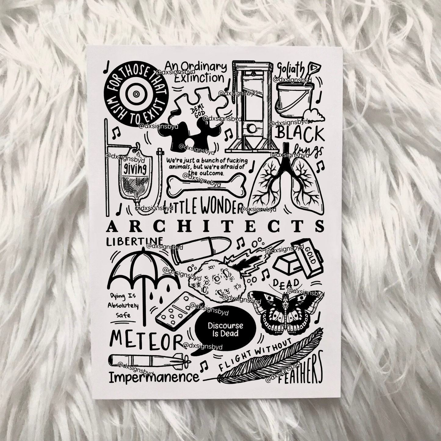 Architects For Those That Wish To Exist print