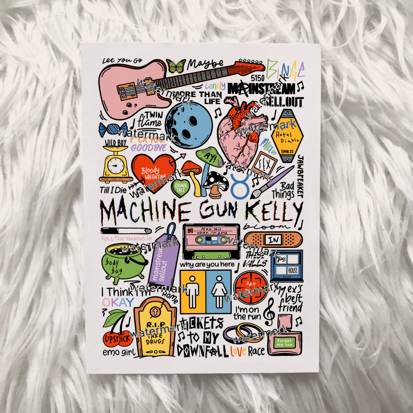 Machine Gun Kelly print