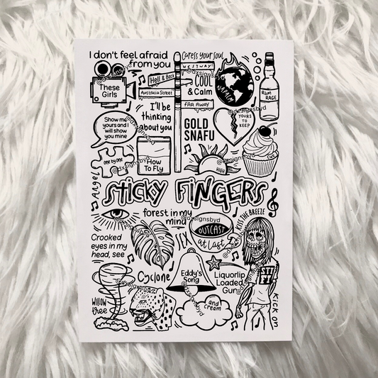 Sticky Fingers print