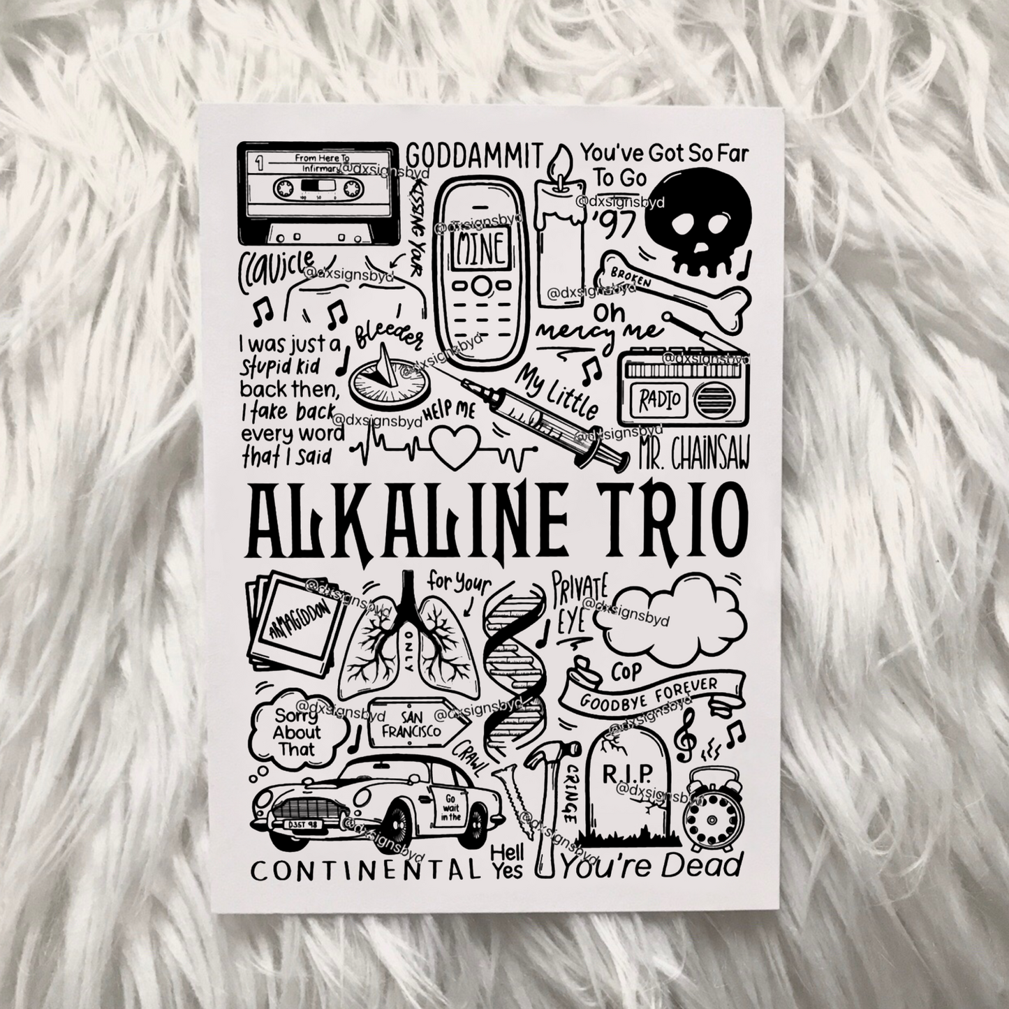 Alkaline Trio print