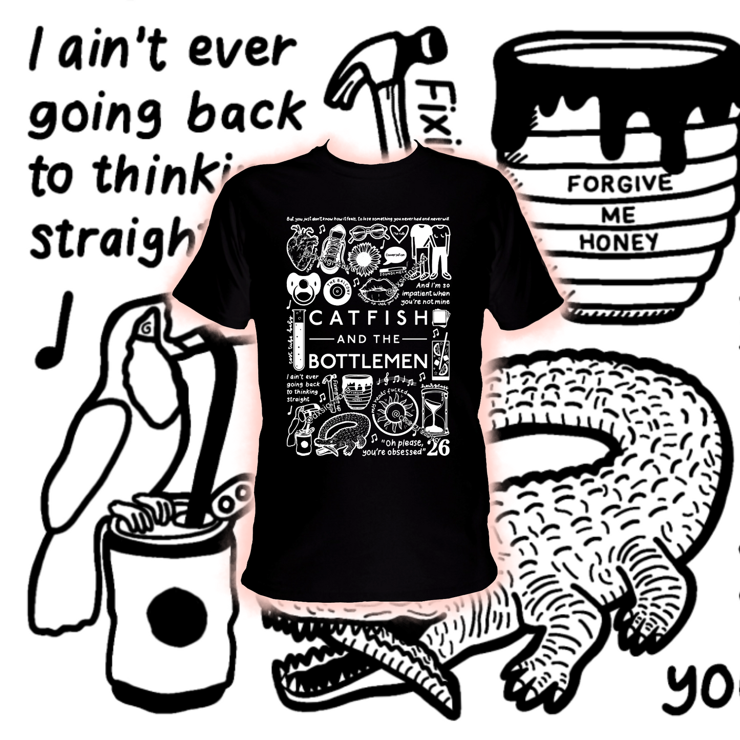 T-shirt Catfish et les Bottlemen