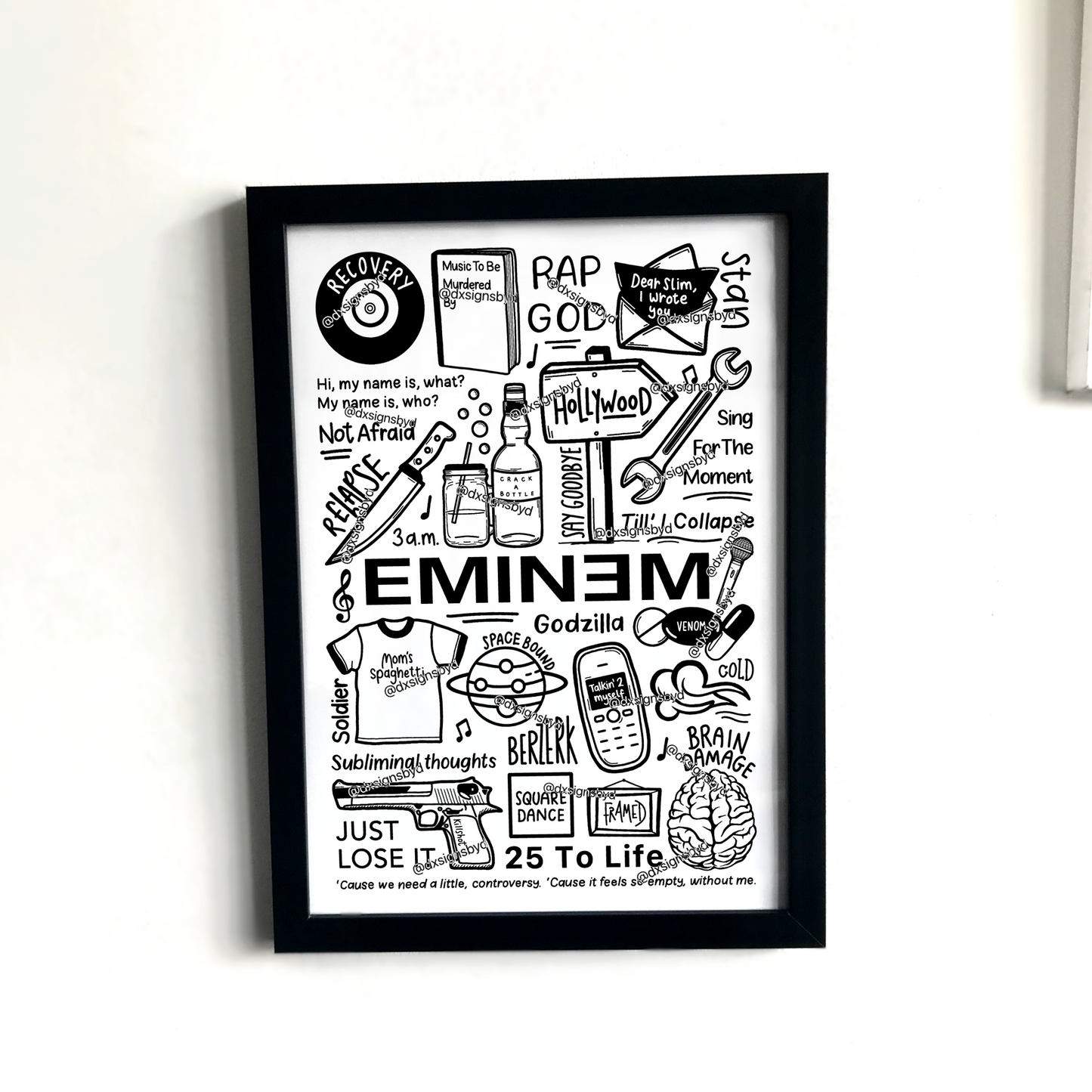 Eminem print