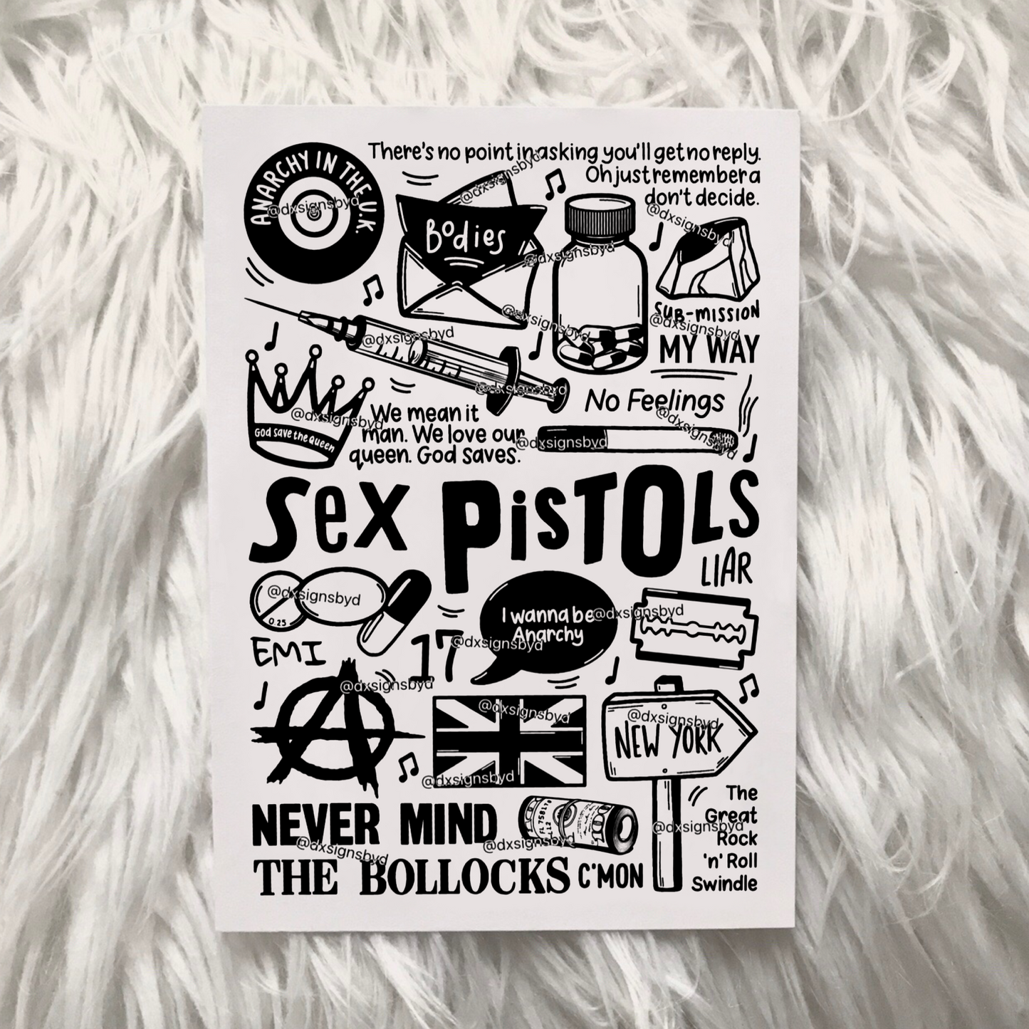 Impression des Sex Pistols