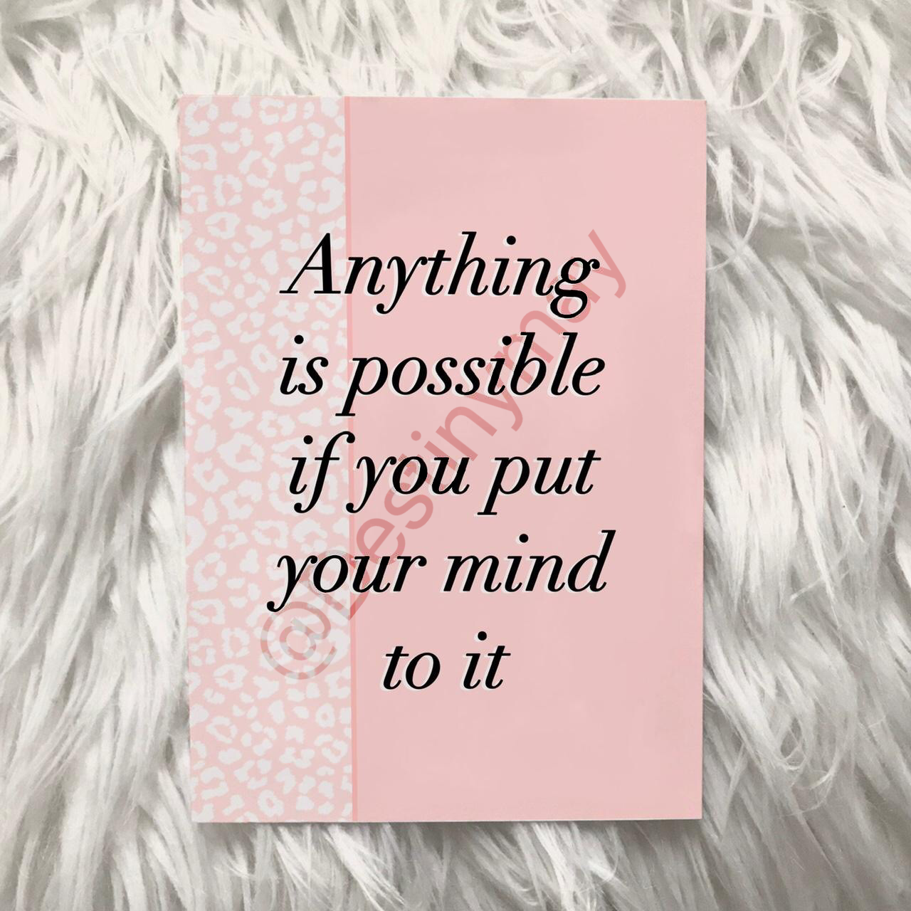 Anything is possible print