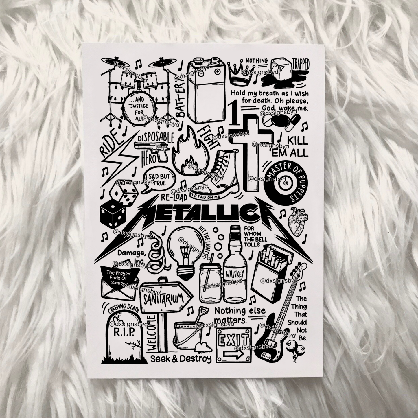 Metallica print