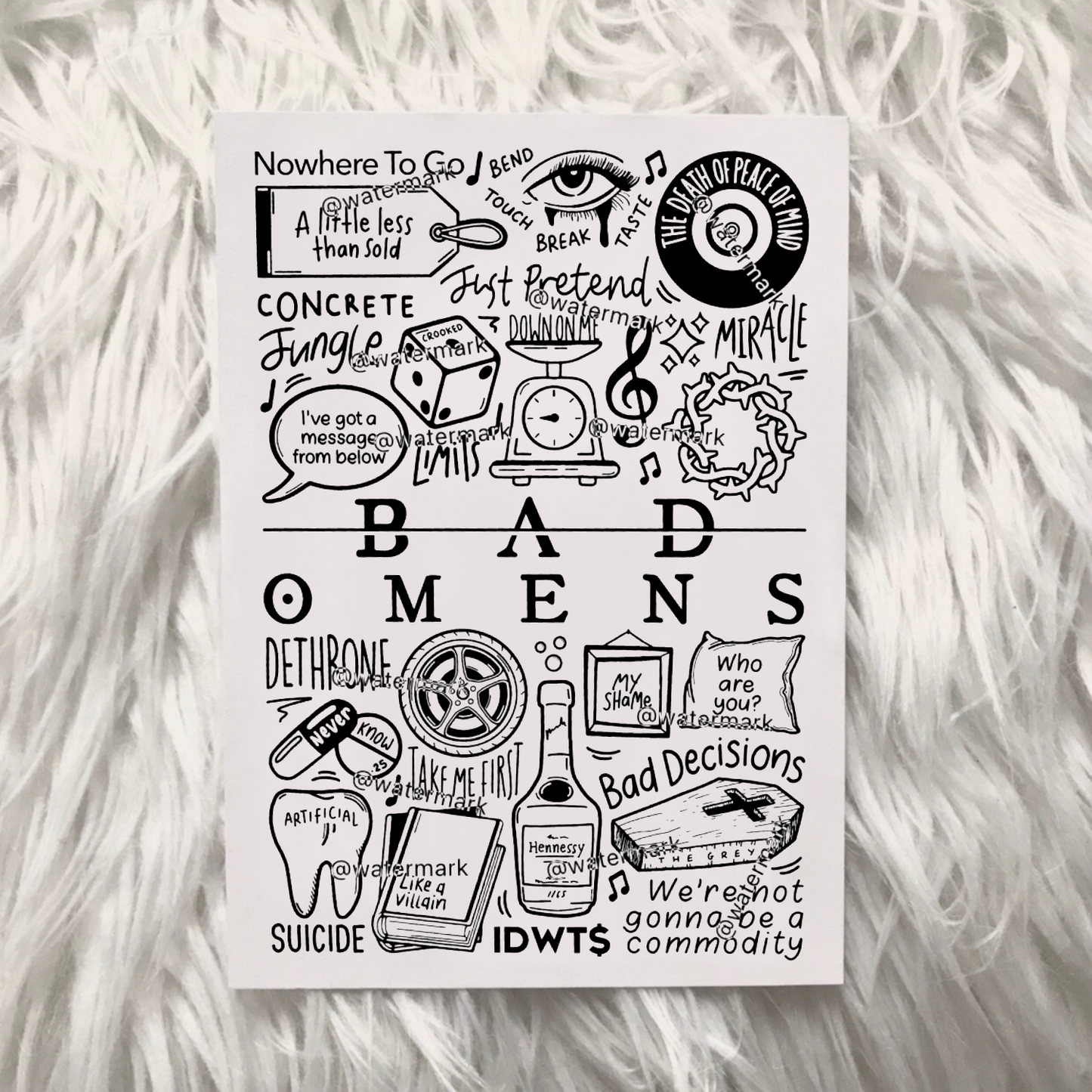 Bad Omens print