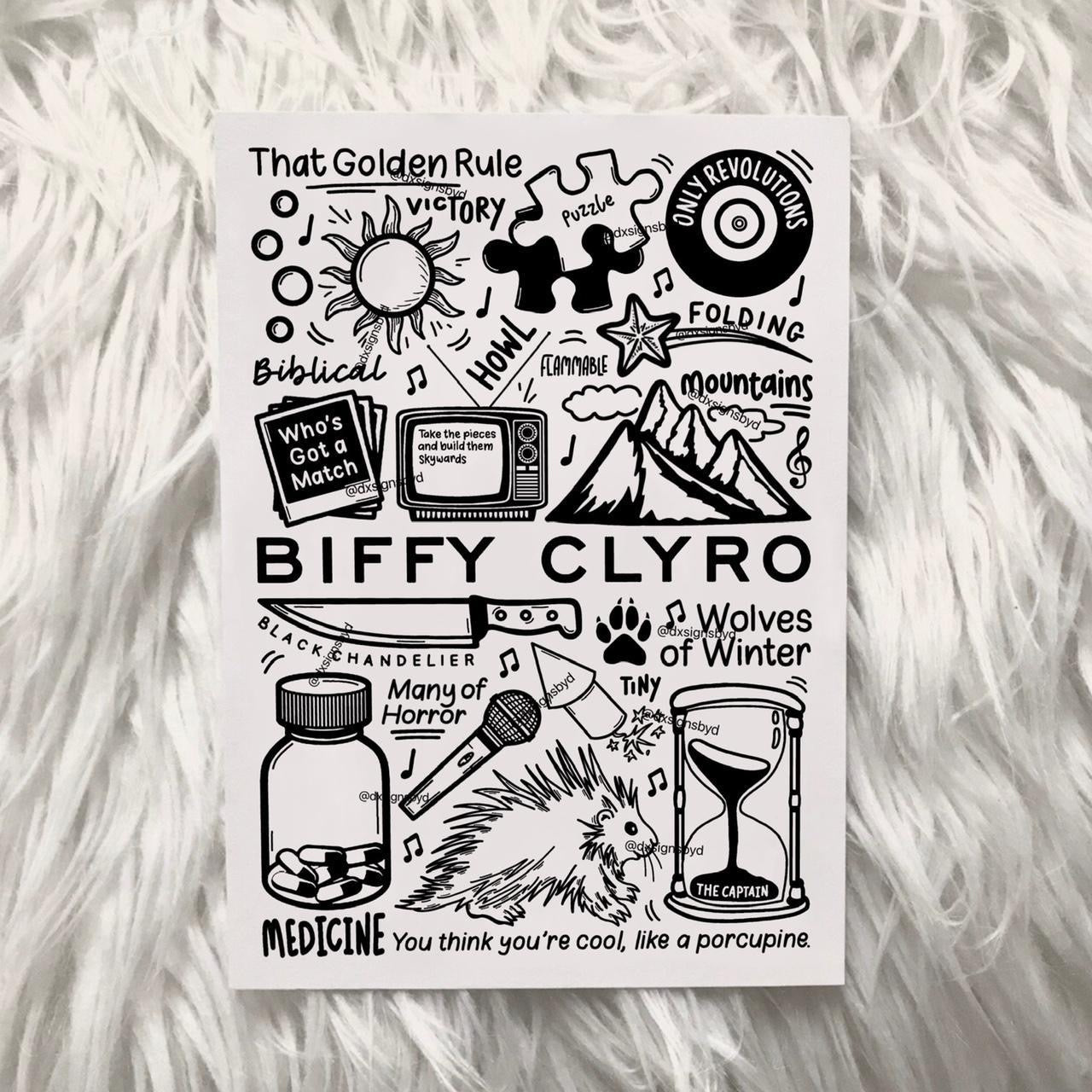 Biffy Clyro print