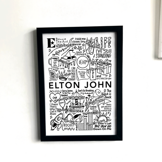 Elton John print