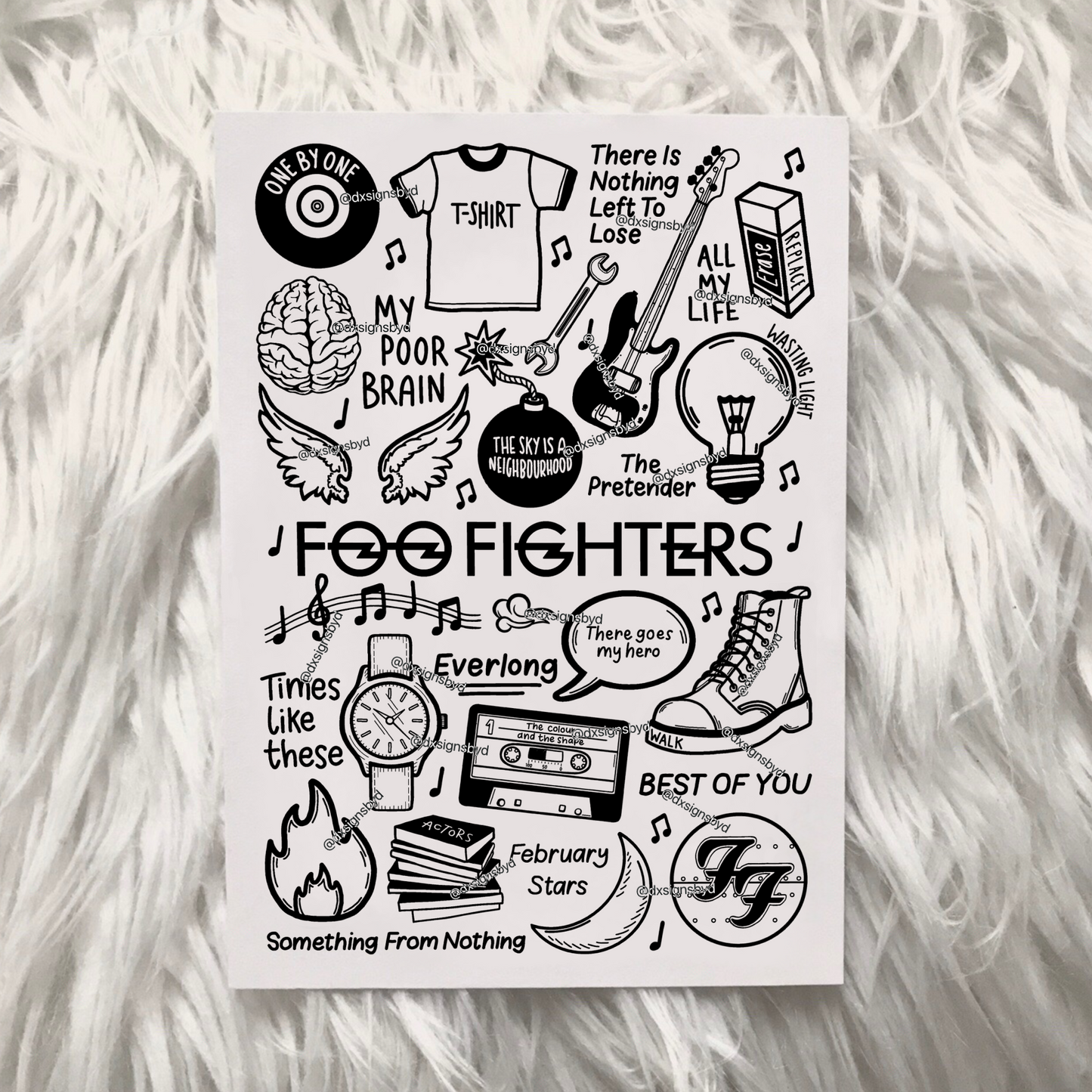 Foo Fighters print