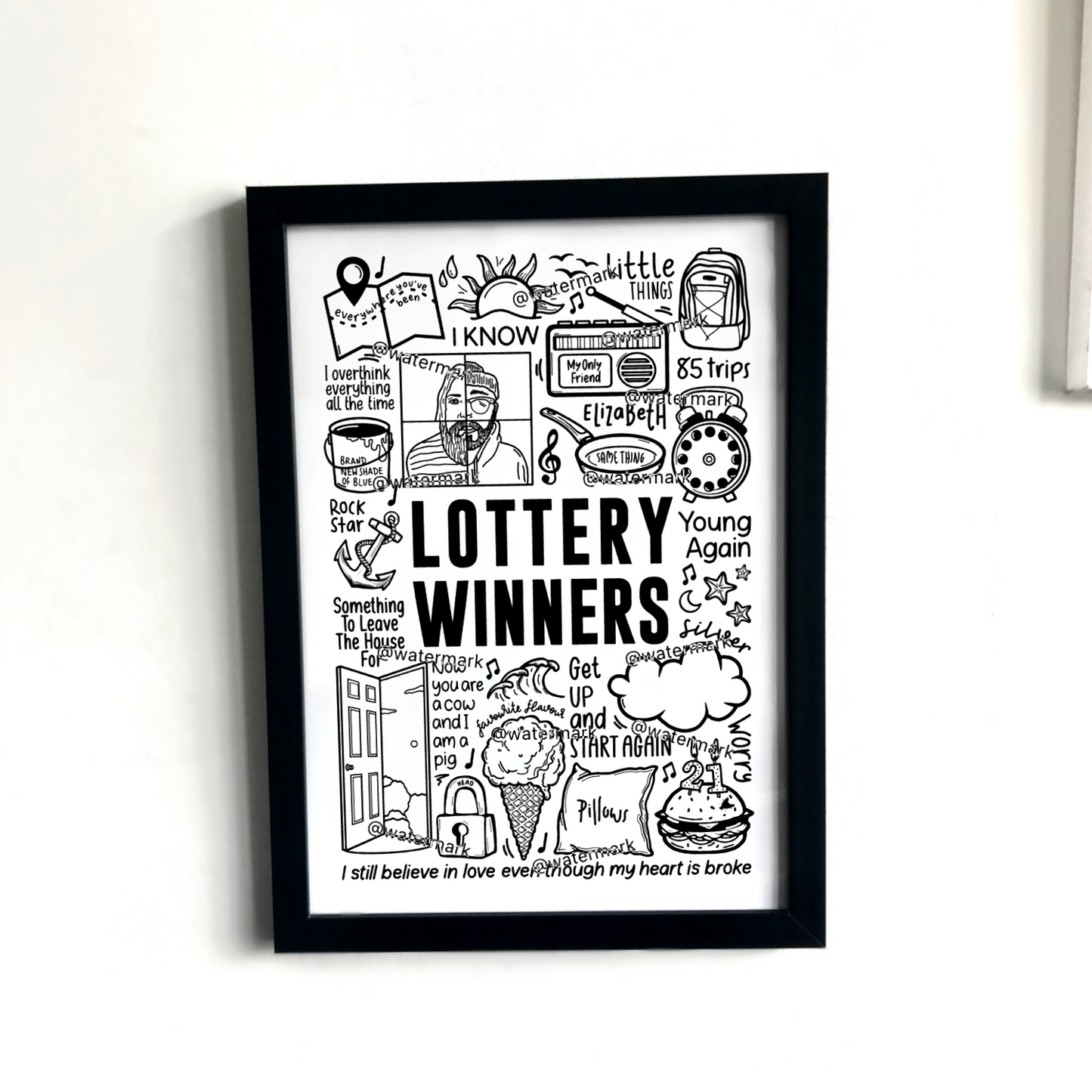 The Lottery Winners print