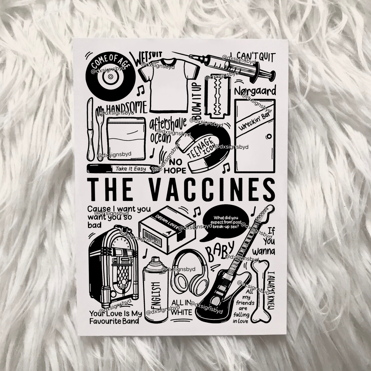 The Vaccines print