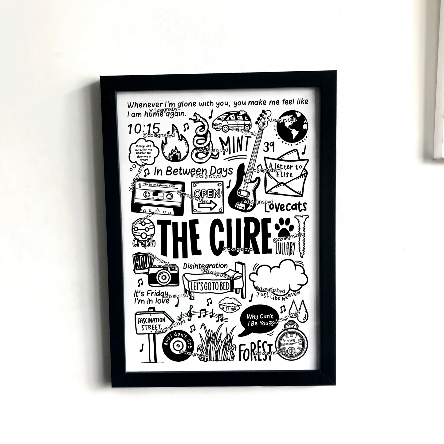 The Cure print