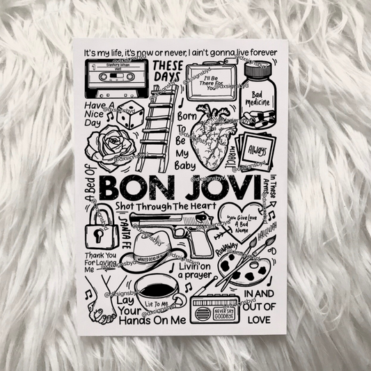 Bon Jovi print