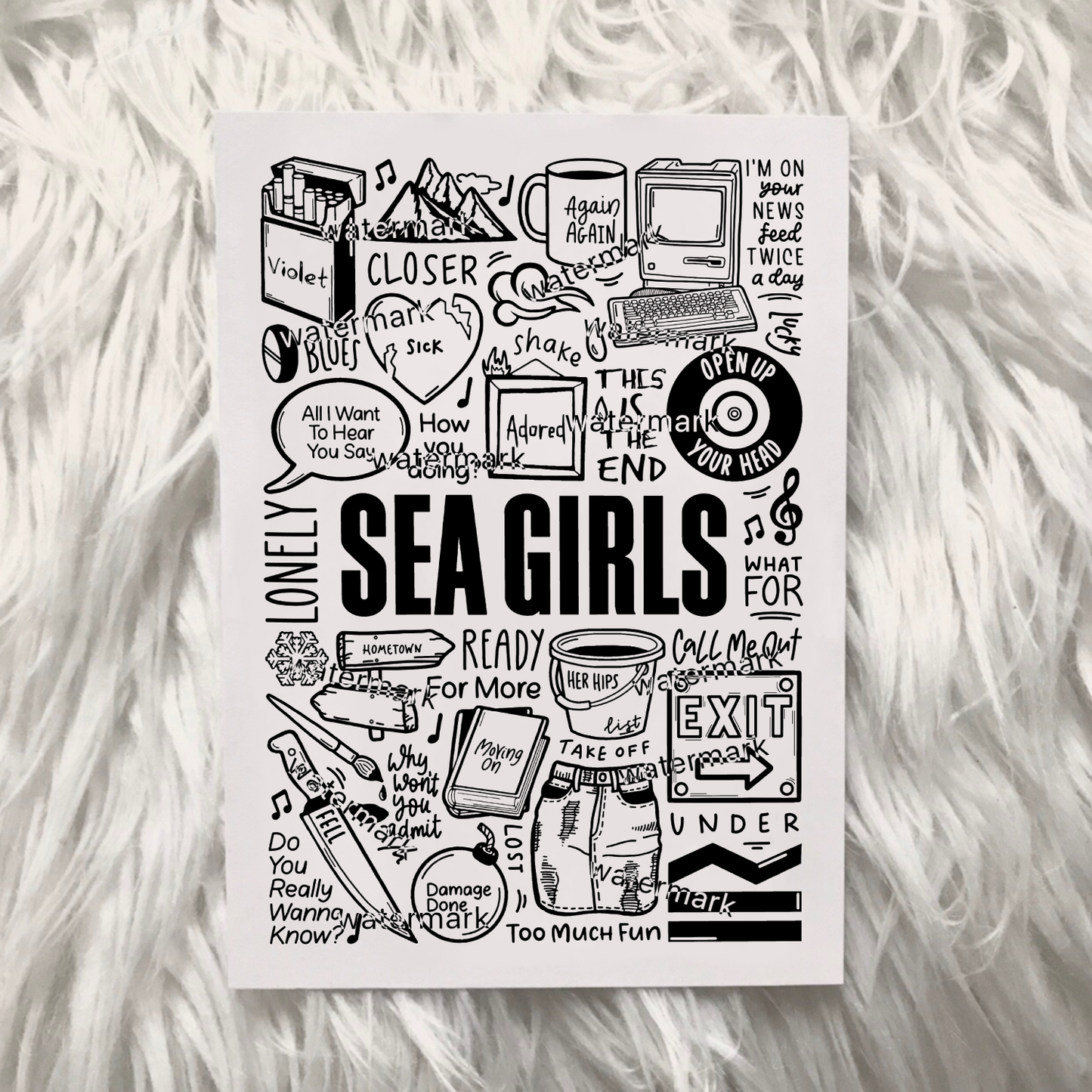 Sea Girls print