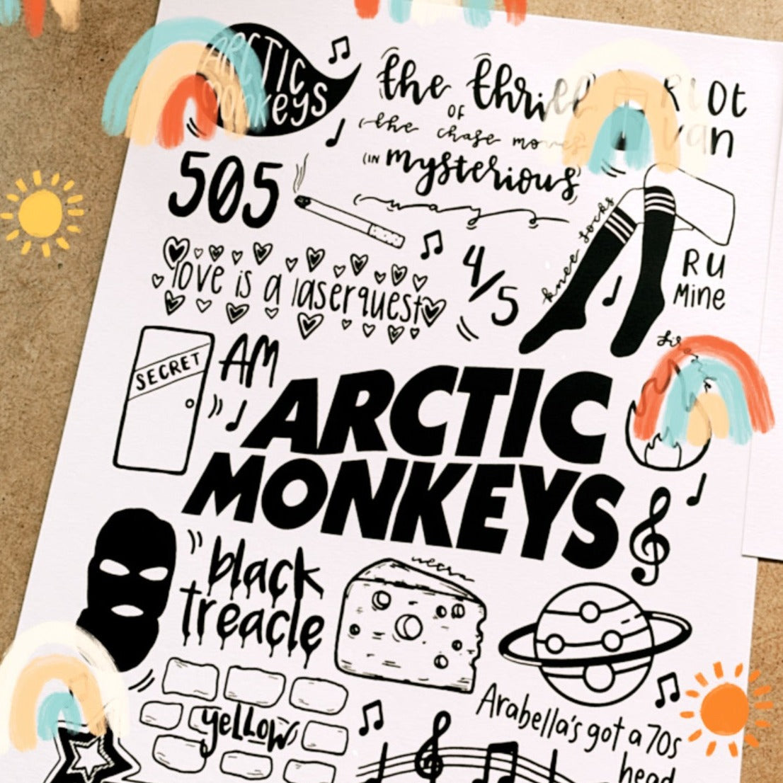 Arctic Monkeys #2 print