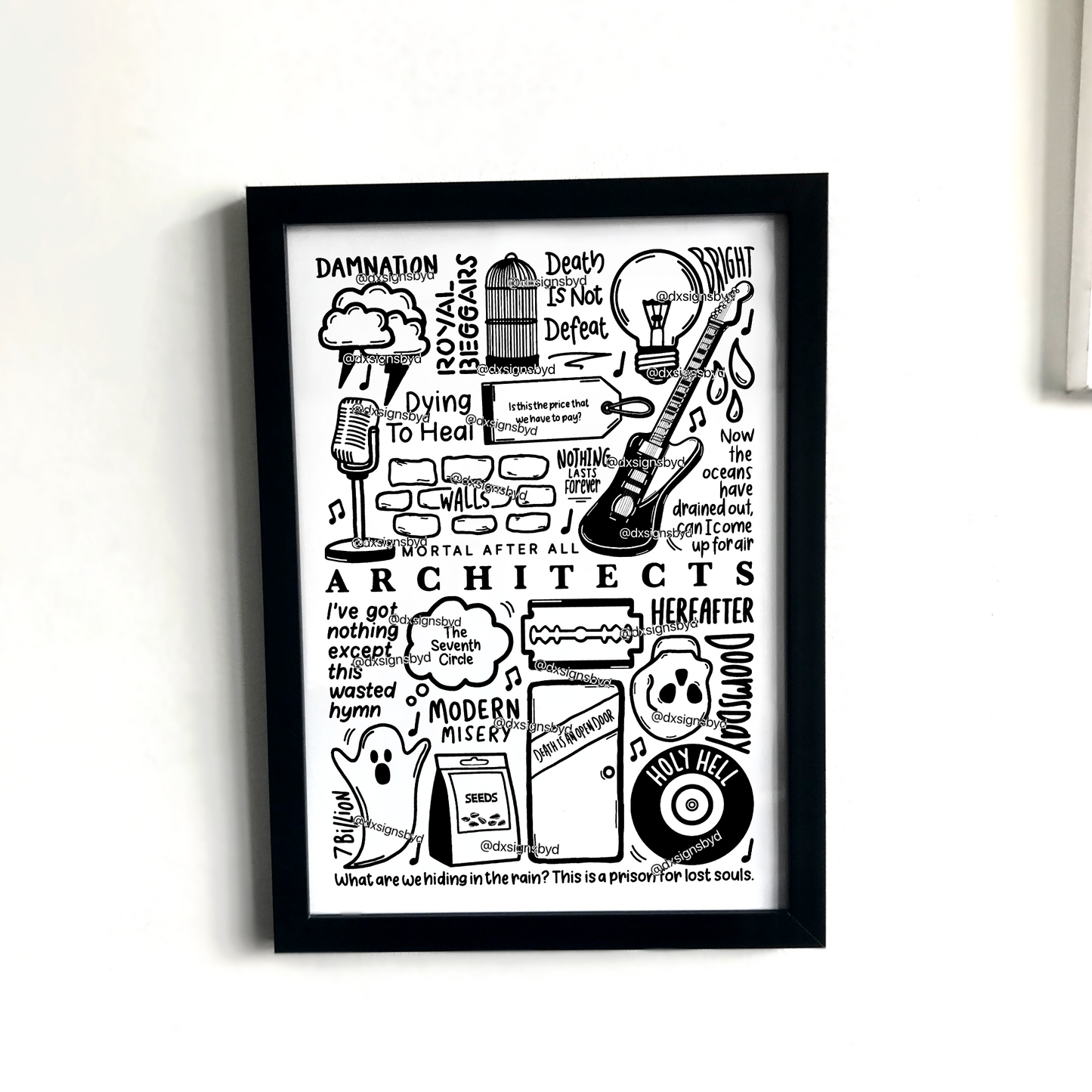 Architects Holy Hell print