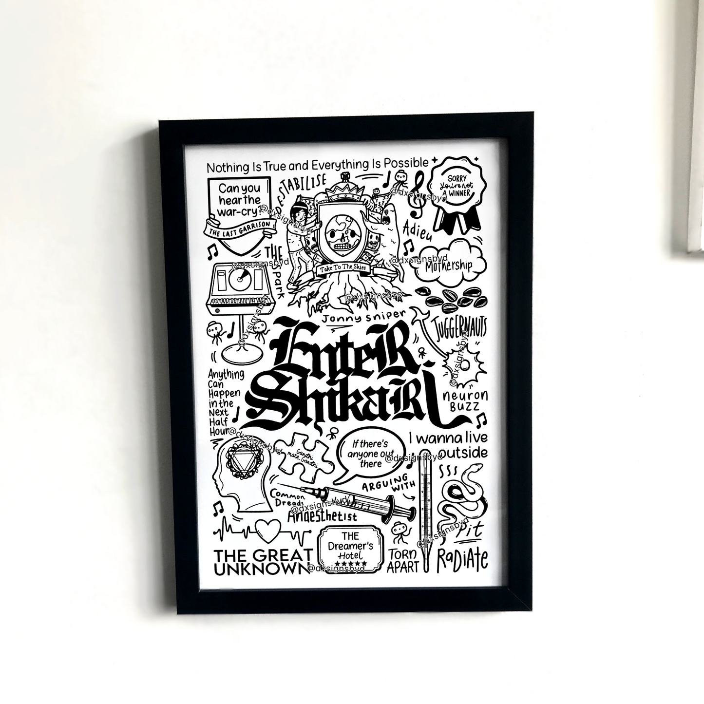 Enter Shikari print