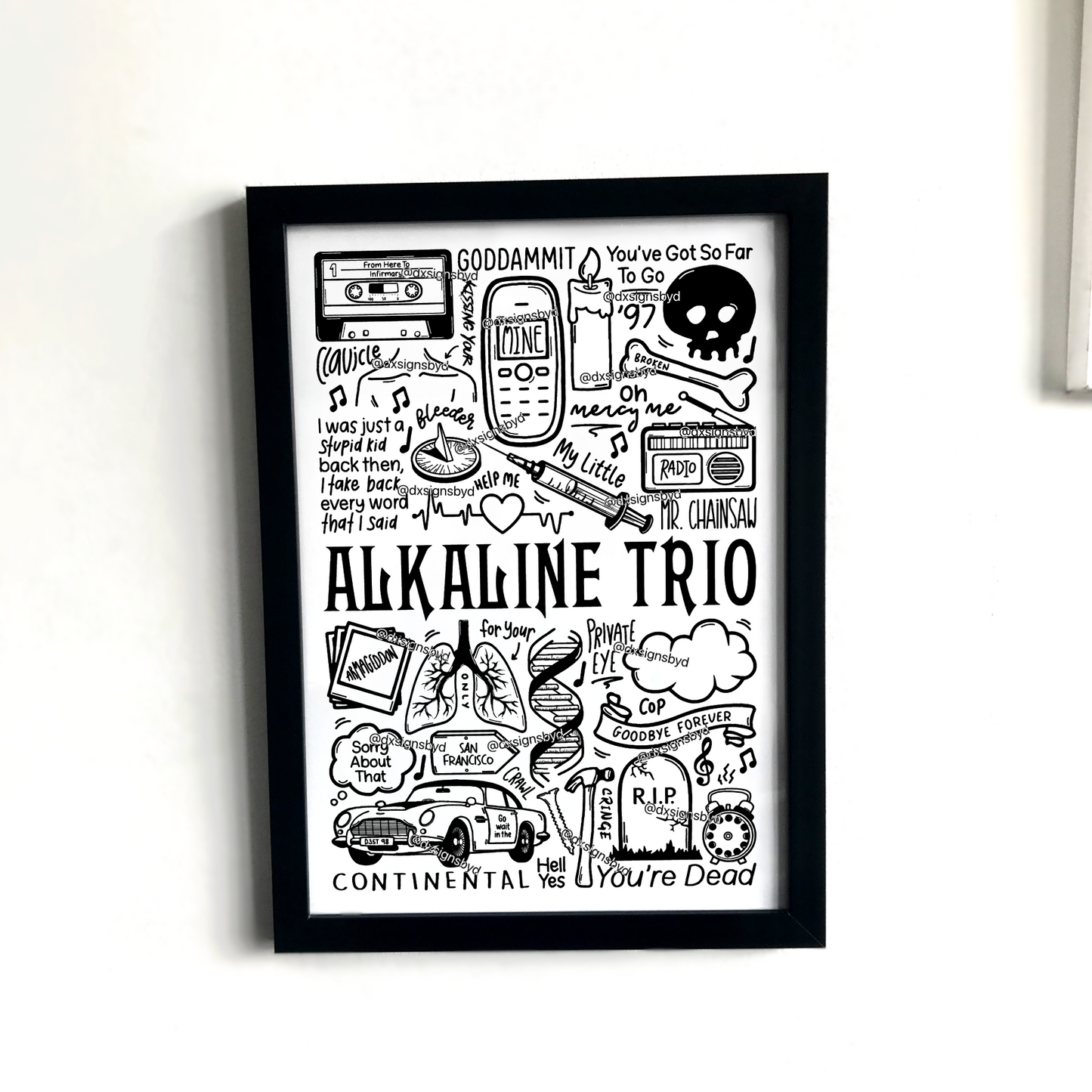 Alkaline Trio print