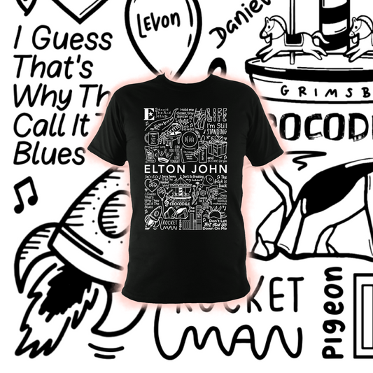 Elton John t shirt