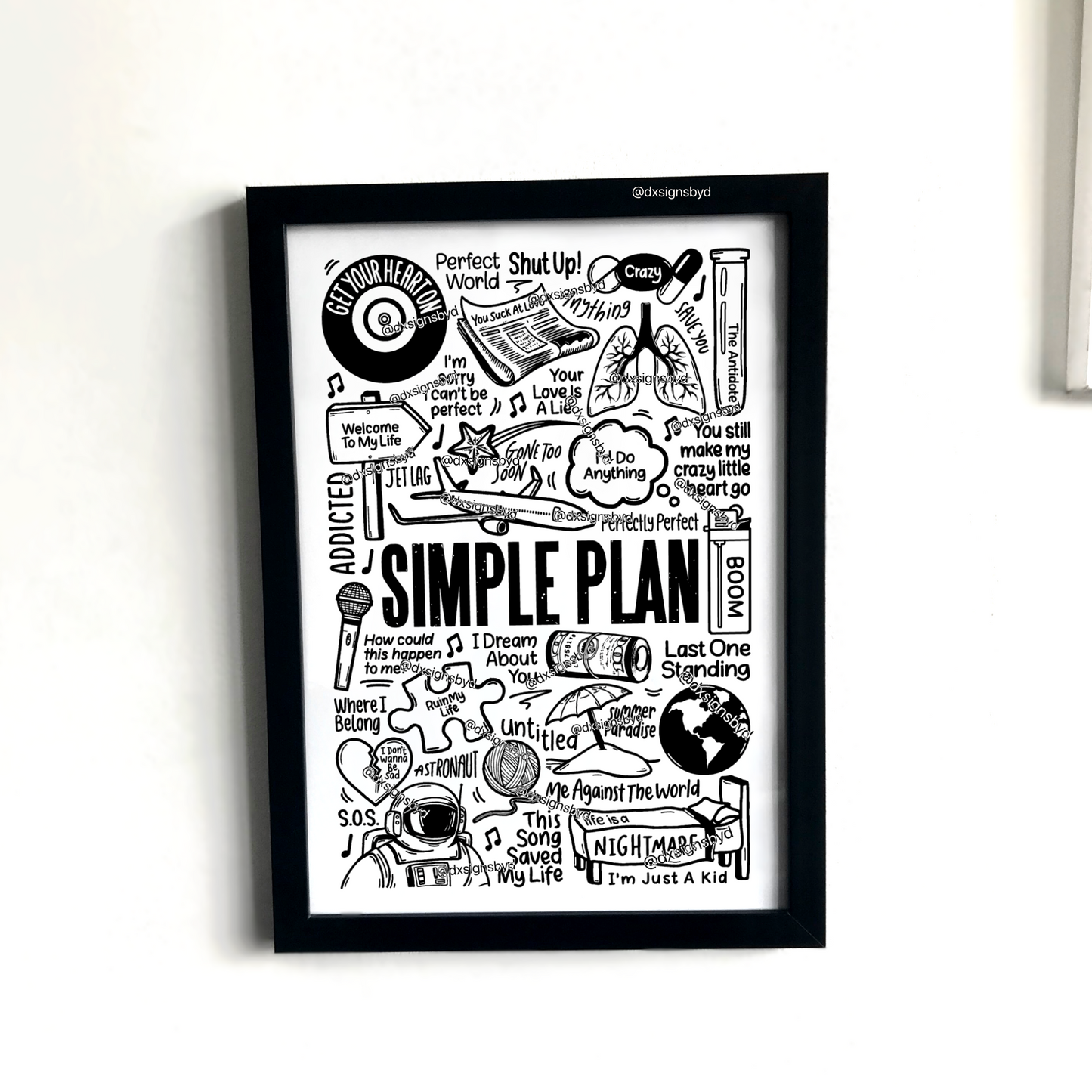Simple Plan print