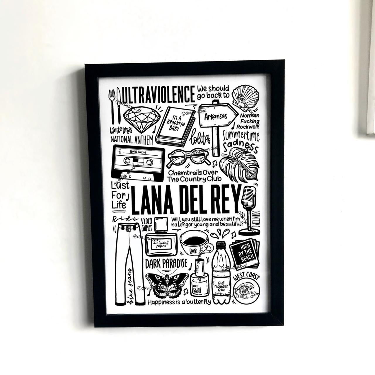 Lana Del Rey print