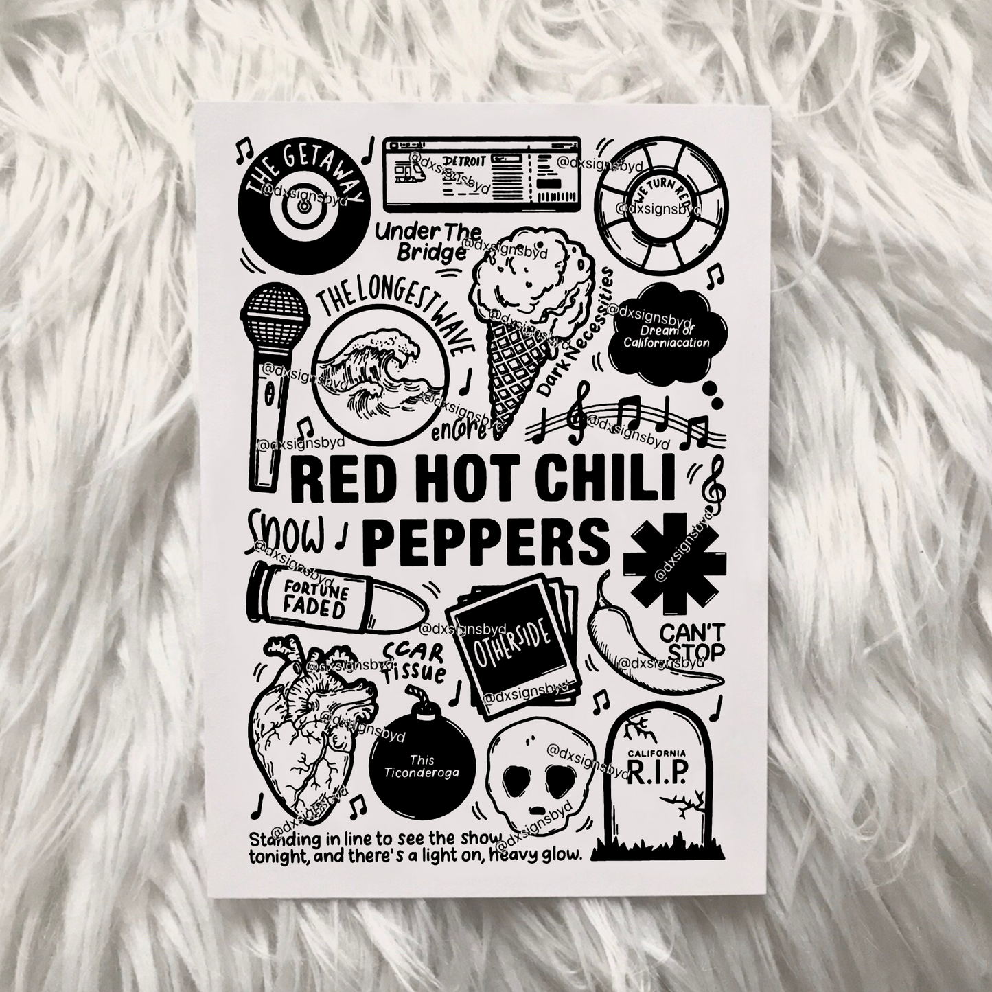 Red Hot Chili Peppers print